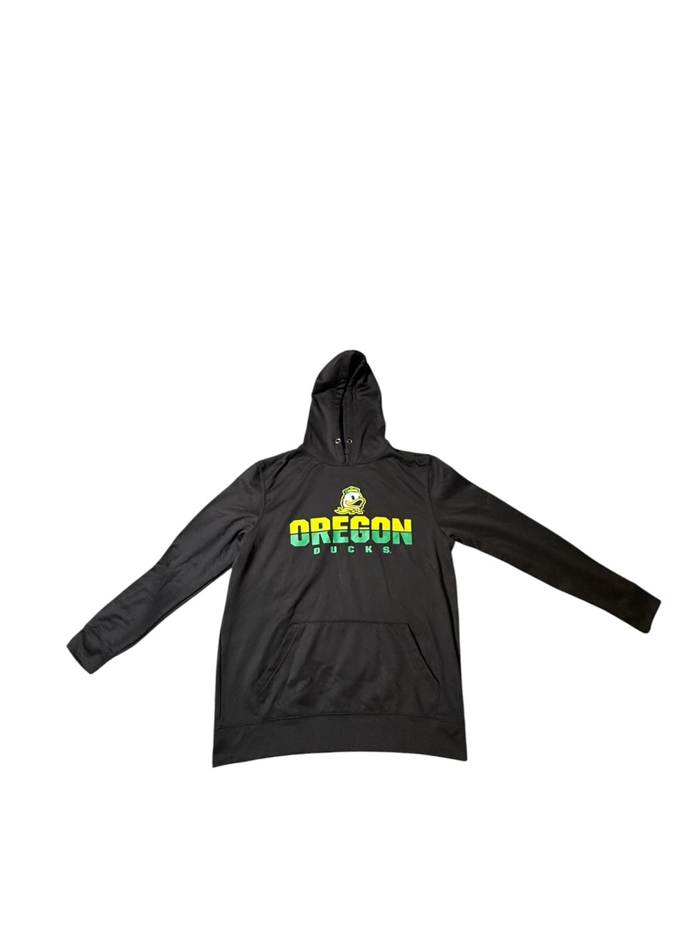 Oregon Ducks Black Hoodie Medium Pullover NCAA Football Sweatshirt